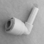 Vinkel 3/8" - muffe / nippel