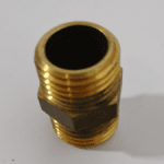 Brystnippel 1/2" x 1/2" - messing
