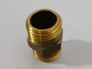 Brystnippel 1/2" x 1/2" - messing