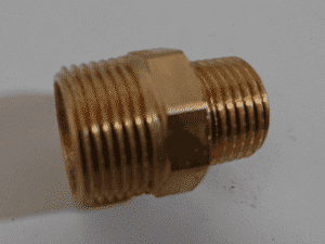 Brystnippel 1/2" x 3/4" n/n - Messing